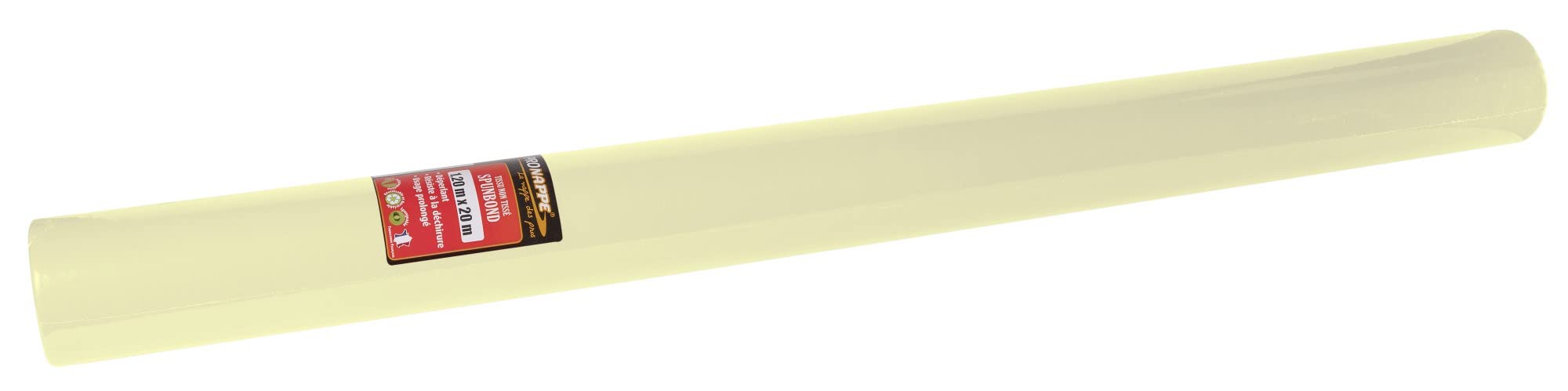 Pro Nappe - Cod. R782002I - Tovaglia monouso in tessuto non tessuto Spunbond - Rotolo 1,20 x 20 Mt - Materiale antistrappo, idrorepellente e facile da pulire - Avorio