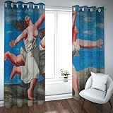 Ensemble prêt à poser : Chaque lot comprend deux panneaux de rideaux occultants prêts à suspendre. Les œillets en métal robustes d’un diamètre intérieur d’environ 4 cm conviennent à la plupart des tringles standard et permettent un glissement facile. Les bords nets et le tombé régulier assurent une installation rapide et sans effort