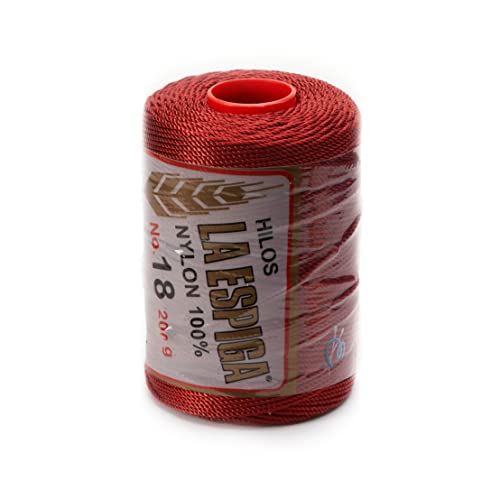 Image of Espiga No.18-100% Nylon Omega String Cord for Knitting and Crochet - 39 Terracota