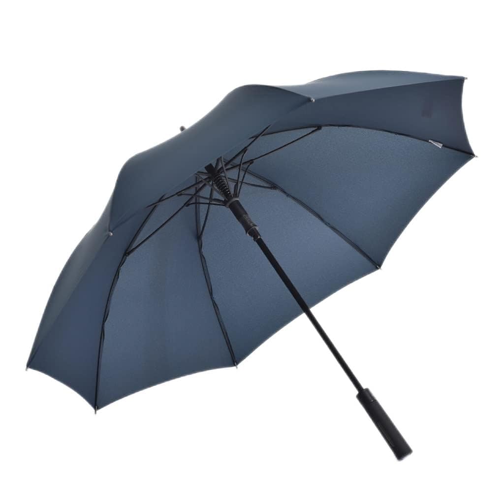CMBSSTFC Paraguas de Viaje Paraguas de Lluvia Paraguas automático Mango Largo Engrosado para Hombres Resistente al Viento Paraguas de Mango Recto Paraguas Compacto
