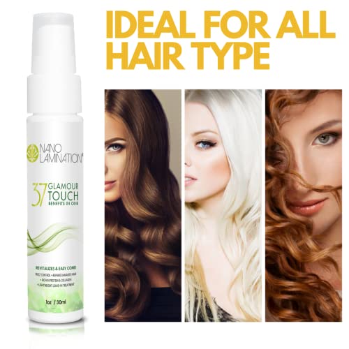 Glamour Touch 37 Benefits in One - Spray para desenredar cabello 1 oz miniatura 6