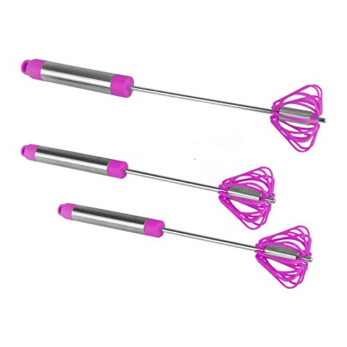 Ronco Self Turning Turbo Whisk, Purple (3 Pack)