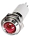 Round Indicator Light, Red, 24VDC