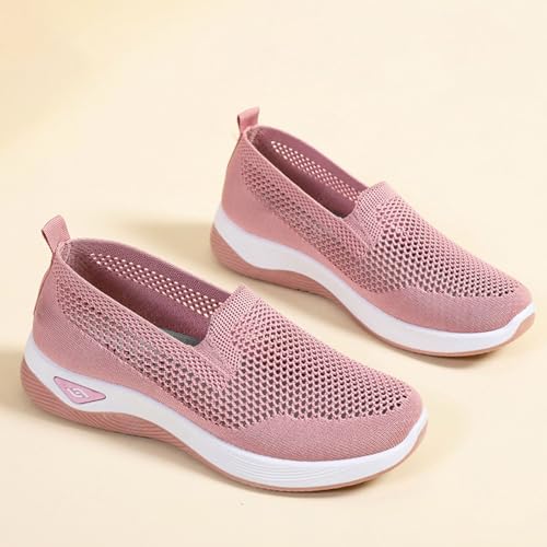 Women's Slip On Casual Shoes Comfortable Lightweight Flat Walking Footwear Versatile Everyday Wear for Leisure4