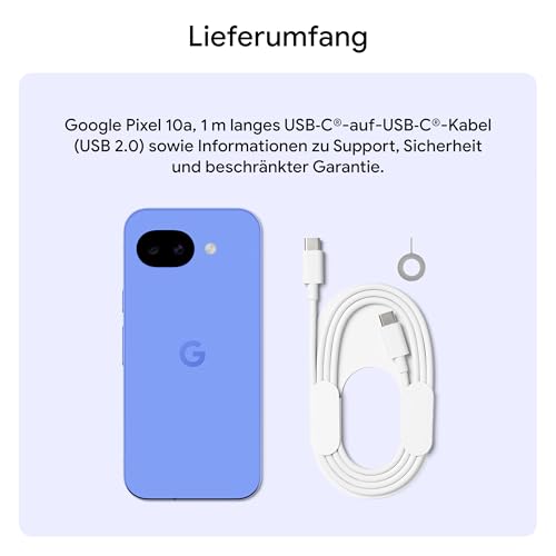 Google Pixel 10a – 7 Jahre Betriebssystem- und Sicherheitsupdates, mehr als 30 Stunden Akkulaufzeit, Kamera-Coach, Gemini Live, Pixel-Sicherheitsfunktionen - Fog, 256GB