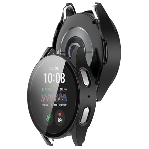 Image of Oboe Screen Protector PC Case 44mm Cover 'Compatible with' Samsung Galaxy Watch 7 44mm Watch (Black) [Watch NOT Included]