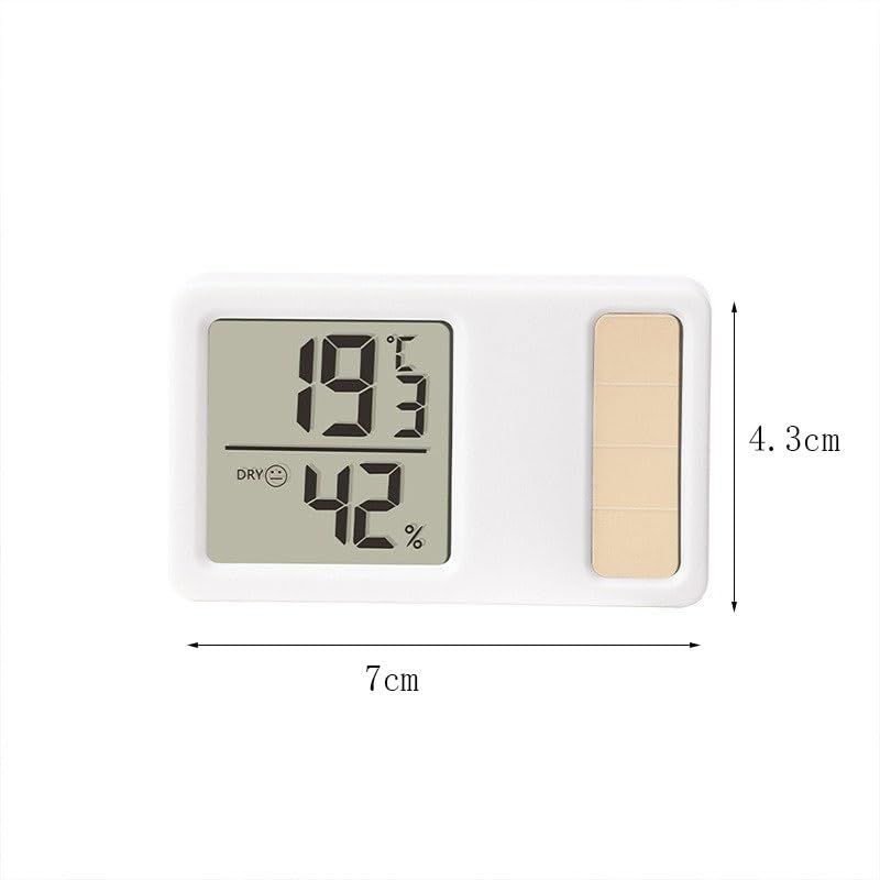 ABS Version Solar Digital Thermometer Hygrometer Household Indoor