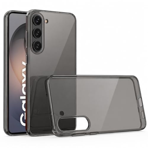 Image of VONZEE Compatible with Samsung Galaxy S26 5G Back Cover Case Clear,[ Anti Yellow ][Military Grade Protection] Hard PC Back Cover Transparent-Black