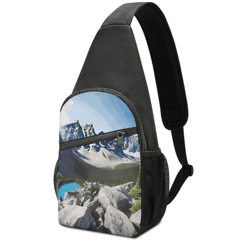Morrales Sling Bag Ligero Cruzado para Senderismo