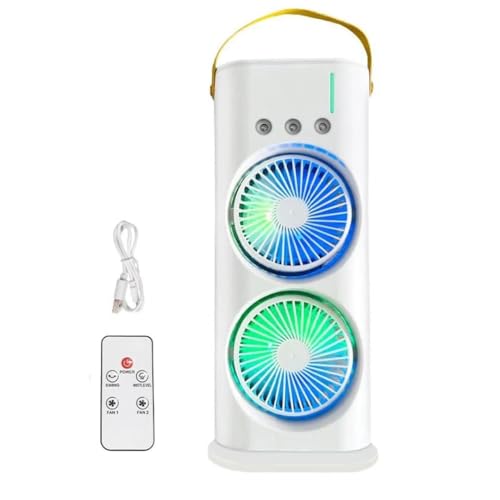 Image of Mini Cooler For Double Ended Spray Fan Air Cooler Portable air Conditioner For Home Office Arttic cooler 3 In 1 Conditioner mini air Cooler Mini Cooler (K2)