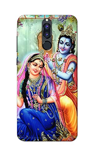 Image of Printed Hard Back Cover Case for Huawei Mate 10 Lite | Huawei Nova 2i | Honor 9i Back Cover (Radha Krishna) -1803