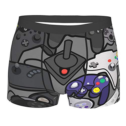 Men'S Boxer Briefs Video Game Controller Boxer Briefs Underwear Shorts Trunks Medium