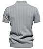 Suwangi Polo da Uomo Maniche Corte Shirts Lavorate a Maglia Casual Estive Moda Poloshirt #2