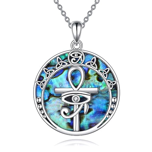 Pendentif Triple Lune en argent hypoallergénique avec cœur celte pour femme