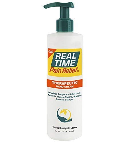 Real Time Pain Relief Hand Cream (12 Ounce Pump) Discontinued by Manufacturer - 1/2 Off Retail Price!