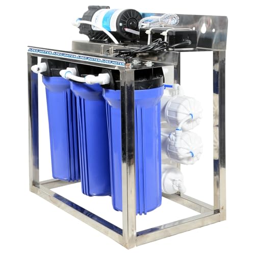Image of Apec Water 25 LPH Commercial RO water purifier 25 Liter Per Hour Blue Stainless steel Body Full Automatic with TDS Adjuster