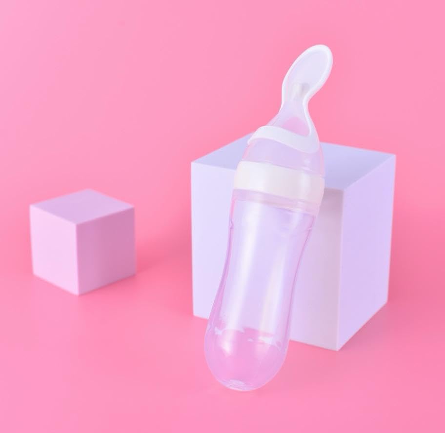 Miniatura 3 de Cucharas de alimentación de silicona para bebés, soluciones de alimentación seguras y convenientes para niños, niñas, niños y niños pequeños, color