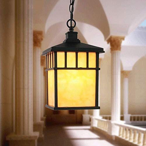 Preisvergleich Produktbild Unbekannt Einfach zu montieren E27 professioneller wasserdichter Garten Kronleuchter, Deckenleuchten Dekoration, Kreativ-Platz Villa Terrasse Garage Außenpendelleuchte Modern elegant