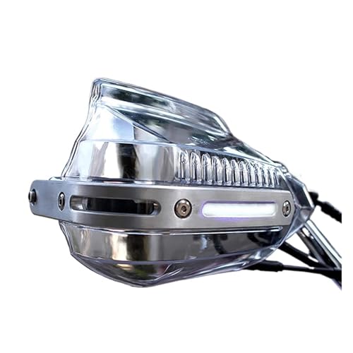 Protège-mains moto transparent avec LED pour motocross Aprilia RS 125 et RSV4