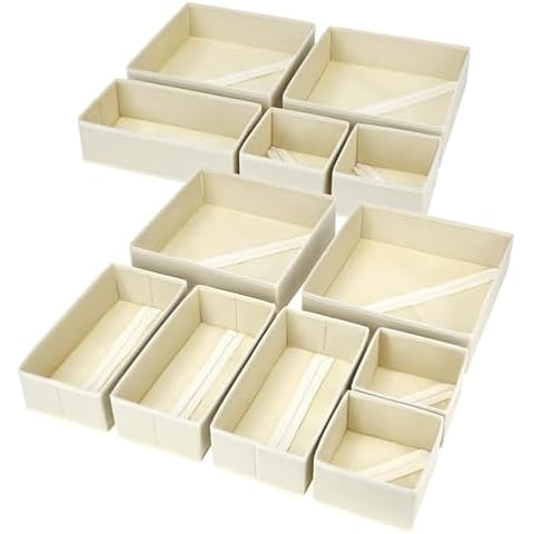 DIMJ 12-Pack Drawer Organizers Cover