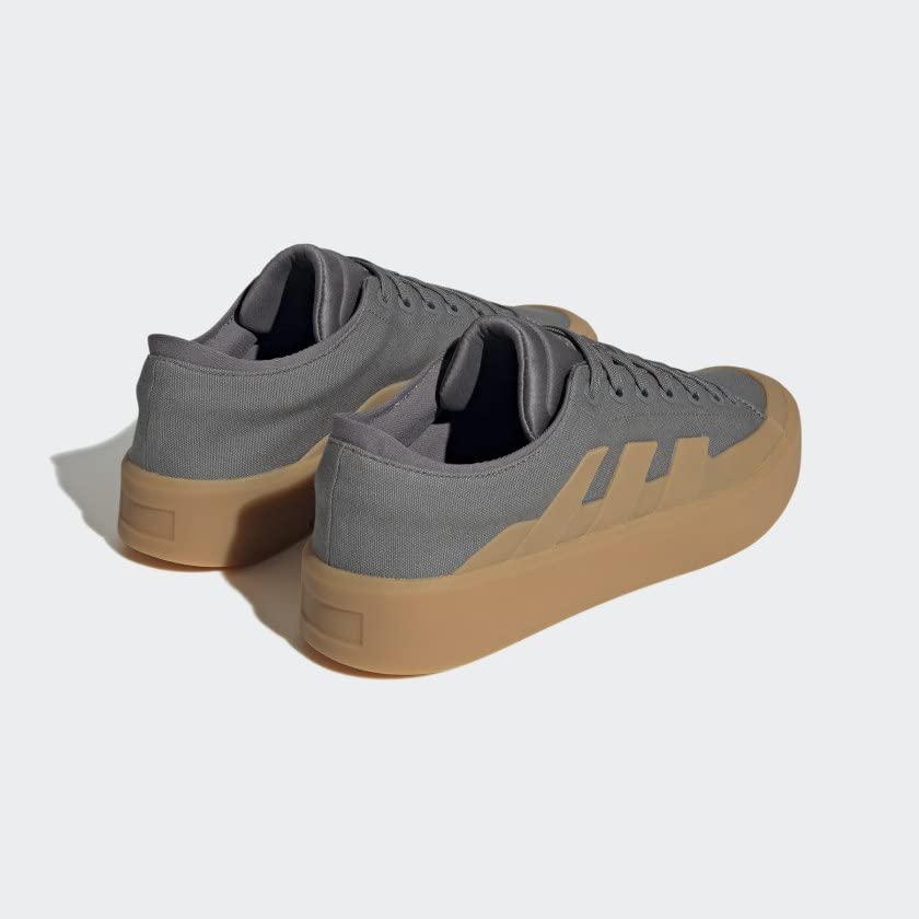 Image of adidas Mens Znsored Lace Up Sneakers Shoes Casual - Grey