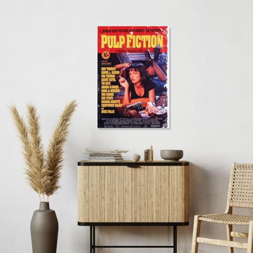 Image of Good Hope - Pulp Fiction Poster - 12x18 Inch Classic Movie Wall Art | Vintage Quentin Tarantino Film Poster | Uma Thurman Iconic Scene | Matte Finish Print