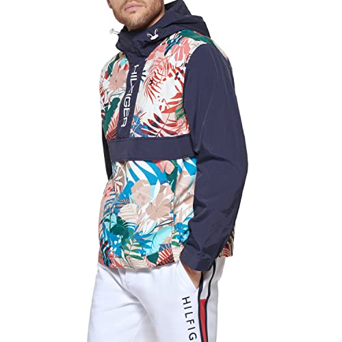 Image of Tommy Hilfiger Men's Retro Lightweight Taslan Popover Jacket