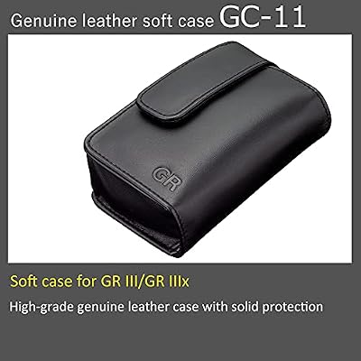 RICOH Leather Soft case GC-11 [Compatible Models: GR III, GR IIIx] [High-Grade Genuine Leather case with Solid Protection ] [with Belt Loop on The Back]