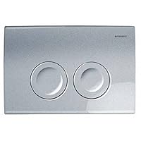 Geberit WC bedieningsplaten - Delta21 / Bedieningsplaat Delta 21 2-toets matverchroomd, verkoop