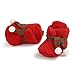 Ohwawadi Baby Christmas Booties Slippers Infant Boys Girls Cartoon Warm Shoes Soft Newborn Crib Footwear Sock Shoes First Walkers