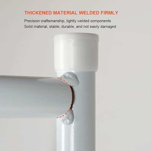 GBS 3 Tier Bathroom Shelf Organizer Stand, Over Toilet Storage Unit, Toilet Storage Rack, Laundry Room Storage Rack, Space Saving Bathroom Shelf - 65cm, WHITE - Cosy Home Interiors GBS 3 Tier Bathroom Shelf Organizer Stand, Over Toilet Storage Unit, Toilet Storage Rack, Laundry Room Storage Rack, Space Saving Bathroom Shelf - 65cm, WHITE - Image 8