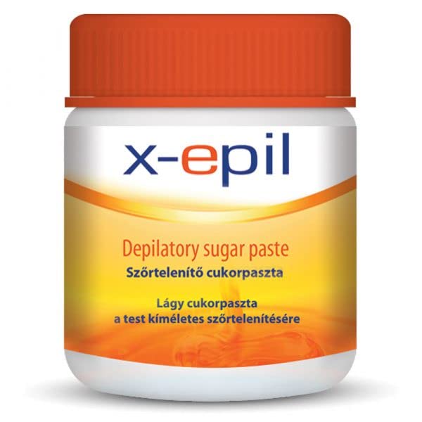 X-epil Depilatory Sugar Paste Normal Sugar Paste For Gentle Hair Removal on the Face And Body, Can Be Used With Paper Strip or Without it (250ml)