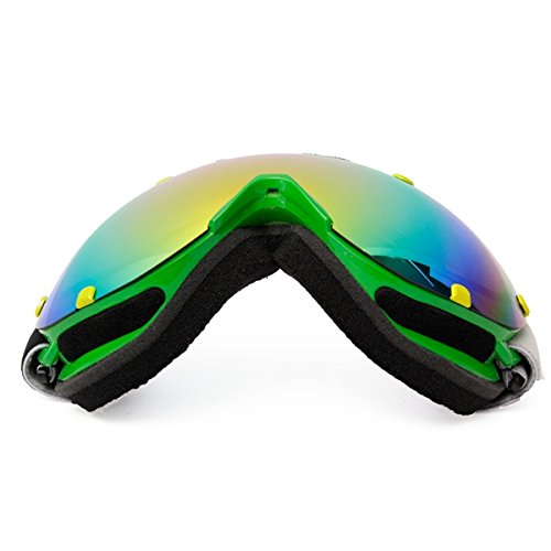 NICOLIE Przeciwmgielne podwójne soczewki UV zimowe wyścigi na zewnątrz snowboard gogle narciarskie okulary przeciwsłoneczne CRG101-2A