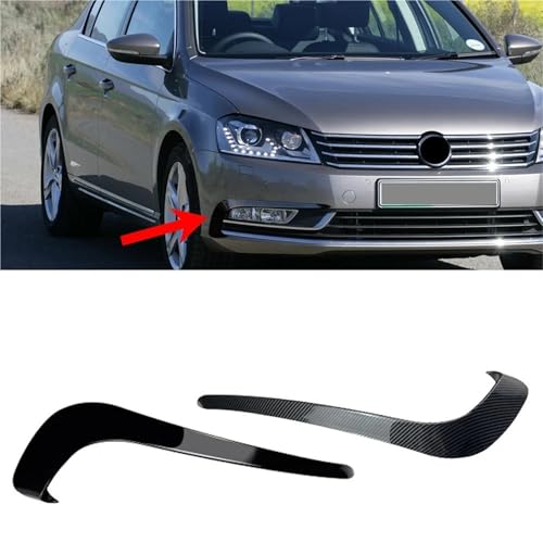Diffuseur de pare-chocs avant Passat B7 look carbone élégant