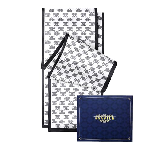 Men Fashion Scarves,57x6 Mulberry Silk Scarf For Men,Luxury All Season Neck Long Silk Men's Scarf (White Arc de Triomphe)