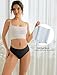 voenxe Seamless Women Underwear Thongs,High Waisted Ladies No Show Panties Line,Breathable Comfortable Workout Undies,Soft Invisible String,5-Pack Basics