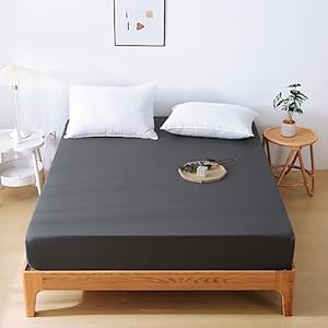 HEVUMYI マットレス用ボックスシーツ 厚さ5~30cm シングル（100×200cm）とワイドキング（200×200cm）セットで949円など！プライム会員は送料無料！