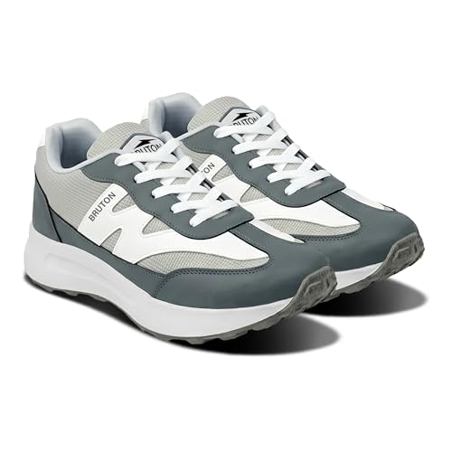 Image of BRUTON Fyrox-618 Men's Casual Sneakers Shoes | Lightweight Comfortable Walking Shoes for Men | Lace-Up Stylish Trendy Sneakers for Boys & Men