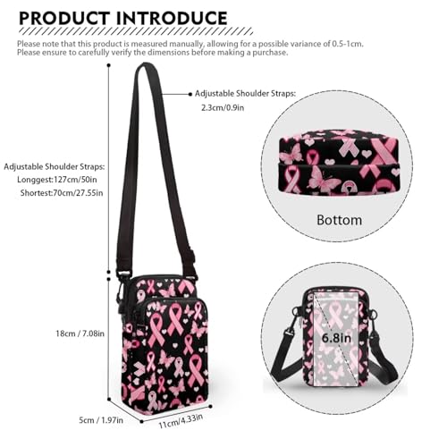 Image of Hawaiian Tribal Small Crossbody Bags for Women Cell Phone Bag Purse, Sea Turtle Zipper Sling Purses Shoulder Bag