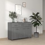 WEHUOSIF Sideboard Dark Gray,Living Storage Cabinets,Entry Table,Buffet Cabinet with Drawers,Couch T