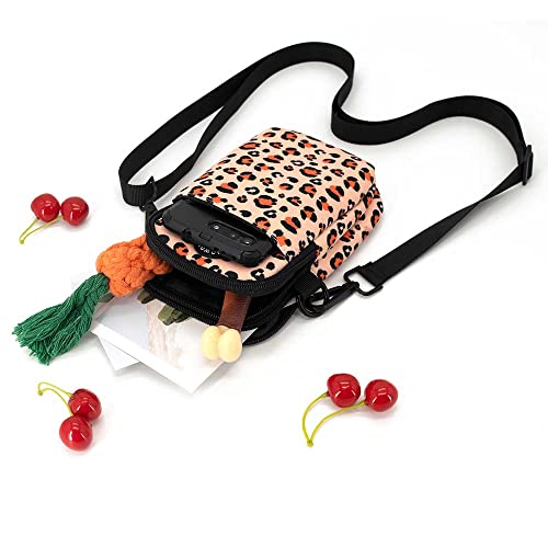 COOWONE Gassi Tasche Hund, Leckerli-Tasche für Hund Gassi gehen, Hund Tasche mit Poop Bag Dispenser, Crossbody Bag für Handy, Hunde-Leckerlis, Spielzeug, perfekt für Spaziergänge, Training, Laufen