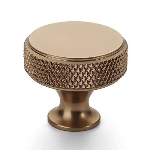 Amerdeco 10 Pieza Dorado champagneTiradores Cocina Pomos y Tiradores Vintage Pomos Armarios Pomos y Tiradores Infantiles de Tirador Puerta Mango de un Solo Orificio UK0051…