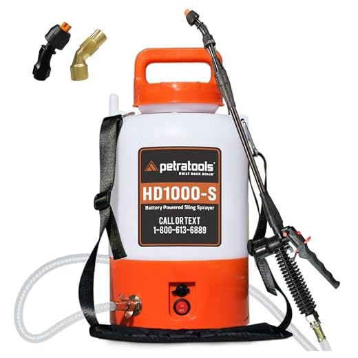 PetraTools 1 Gallon Battery Sprayer