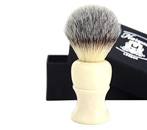 Badger Hair Shaving Brush in Ivory Colour Base for Perfect Shave.