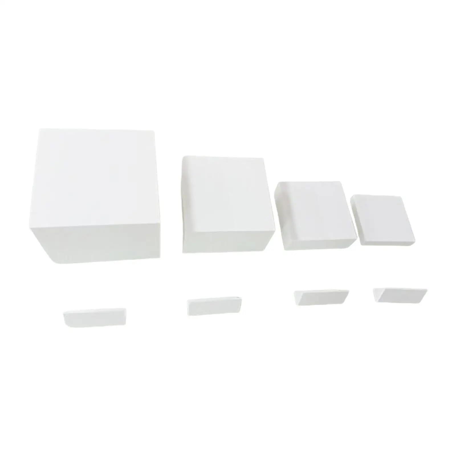 Zymjzbetic Buffet Riser 4Pcs Buffet Riser Versatile Cube Display Nesting Risers Stands for Cupcake Jewelry Wedding Parties for Food Display