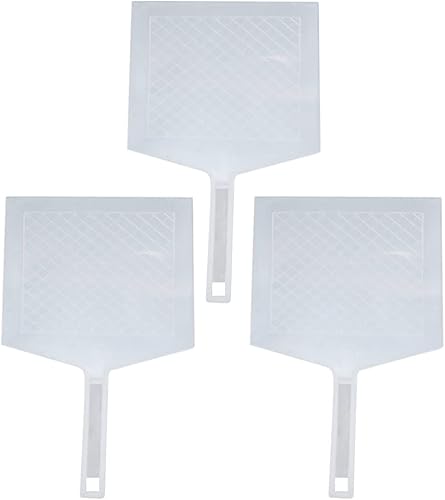 DOITOOL Herramientas de hormigón Herramientas de azulejos, 2 piezas, paleta de acabado de plástico, paleta de enlucido de hormigón, raspador de