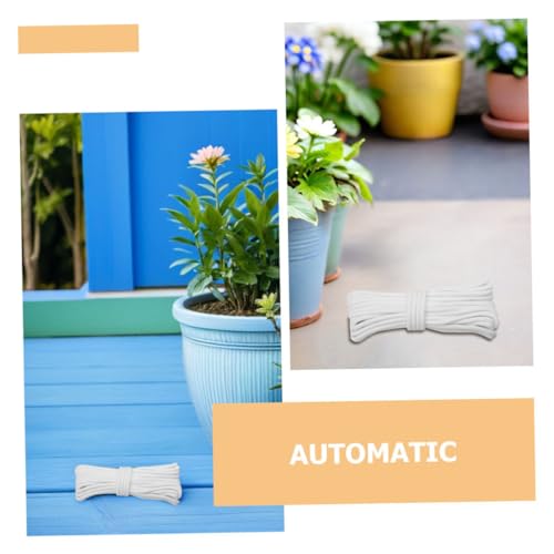 Corde arrosage coton blanc SHINEOFI pour systeme irrigation plante pot - 3