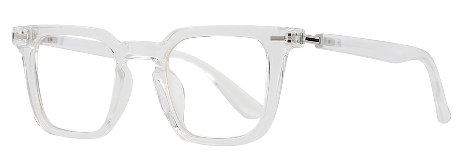 FEOMONE® Zero Power Blue Light Filter Computer Glasses | Anti Glare, Lightweight & Blocks Harmful Rays | UV Protection Columbia Resin 39 Lens | Men & Women | Medium (Square transparent) (B0CJBPW6CB) Amazon Price History, Amazon Price Tracker
