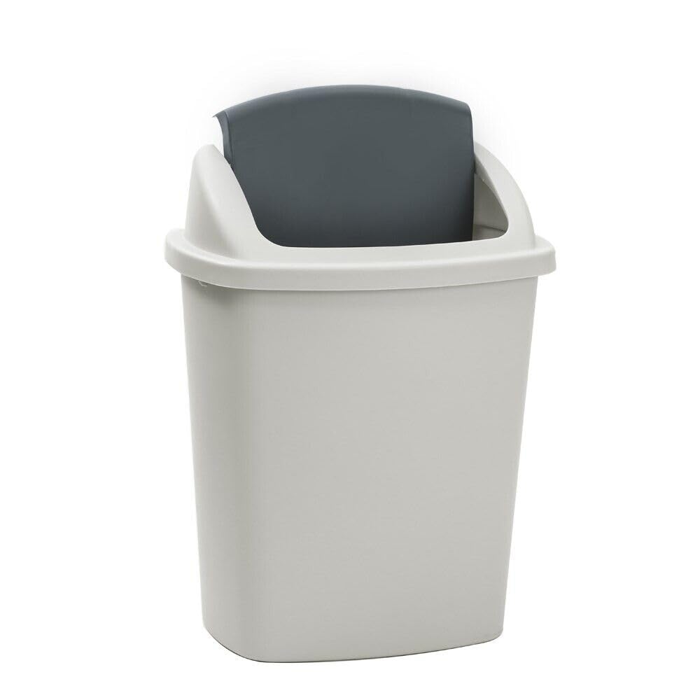 Box Sweden 40L Trash Bin 44x35cm w/ Swing Lid Garbage Can Rubbish Waste Basket