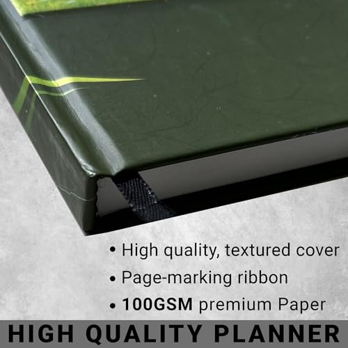 Image of TULMAN 2 Pack A5 Hard Bound 2025 Journal Diary - Let's Save The World Together Motivational Planner & Creative Writing Perfect for Students, Professionals & Gift Giving (23 x 17.6 x 1.7) CM